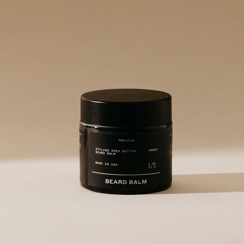 Shea Butter Infused Beard Balm - Preston