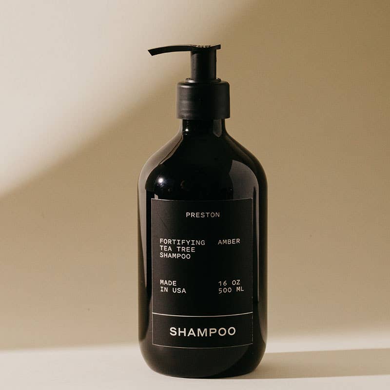 Tea Tree Oil Infused Hair Shampoo Amber - Preston
