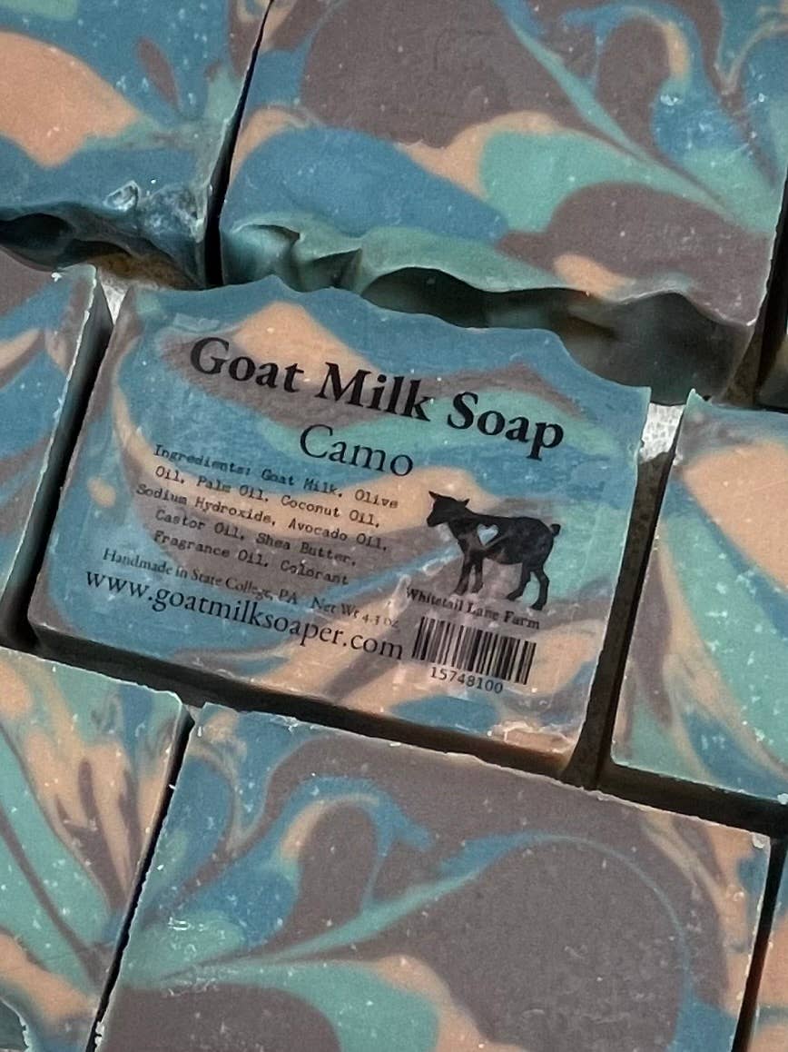 Camo Goats Milk Soap