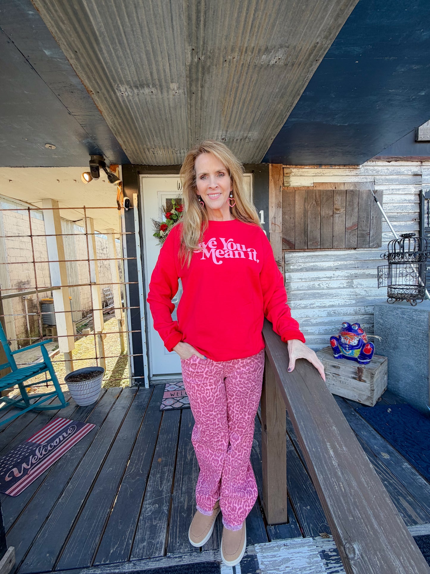 LOVE YOU, MEAN IT CREWNECK