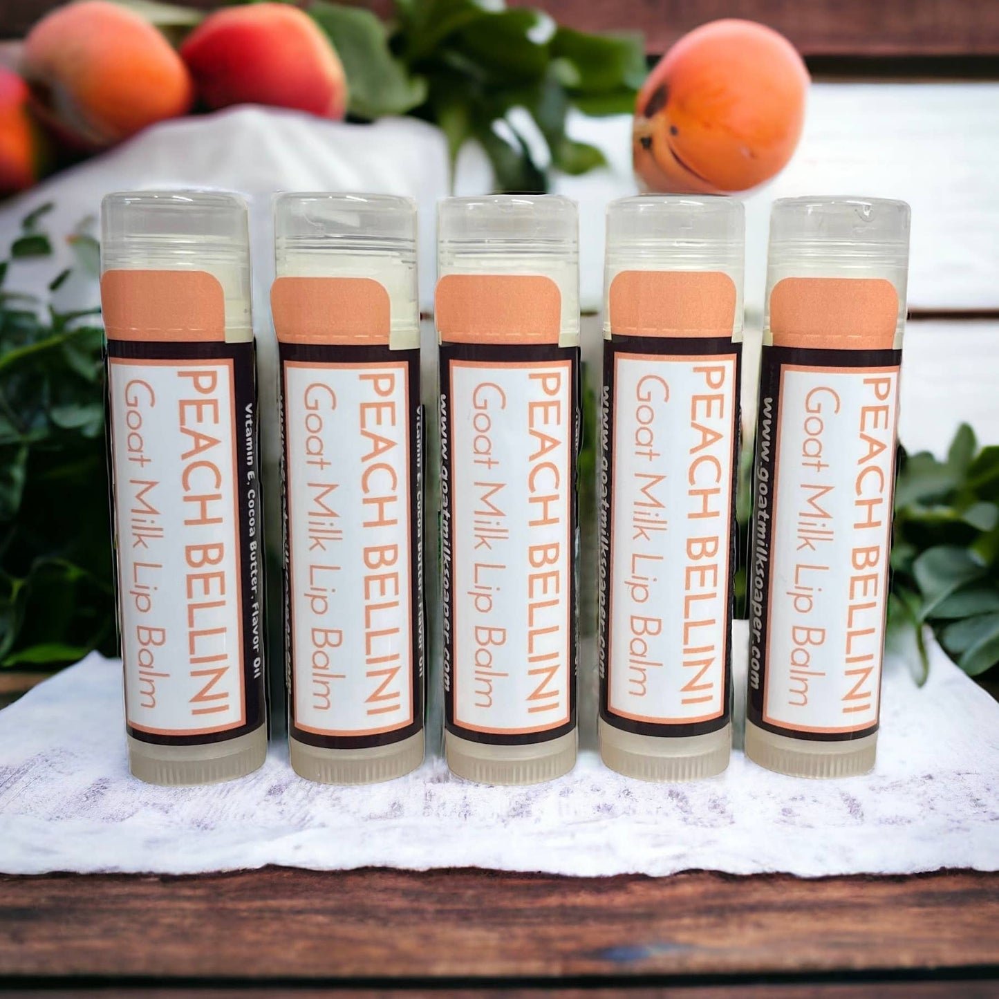 Peach Bellini Goat Milk Lip Balm