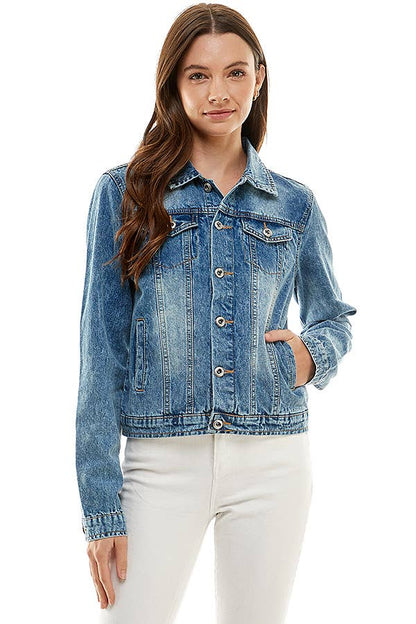 Ladies Casual Denim Jacket