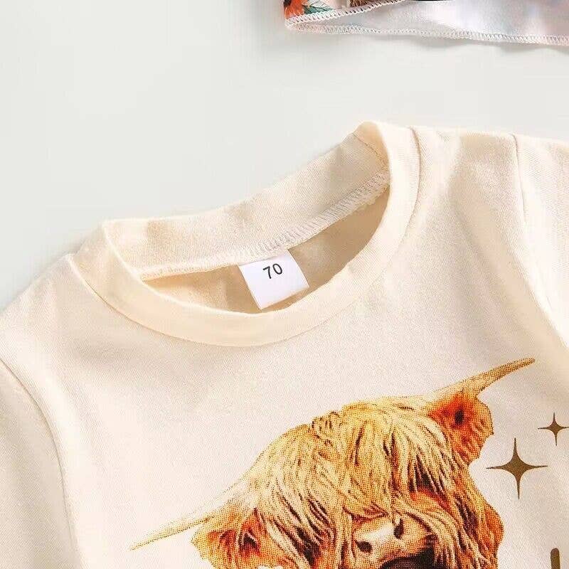 Short Sleeve Western Denim Suit Fringed Top