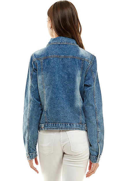 Ladies Casual Denim Jacket