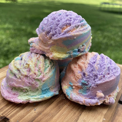 Bubble Scoops - Solid Bubble Bath - RAINBOW SHERBET