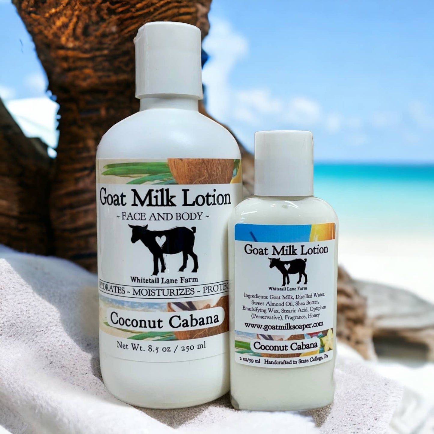Goat Milk Lotion - Coconut Cabana