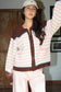 Stripe Zip Knit Sweater