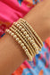 Gold Beaded Bracelet Set
