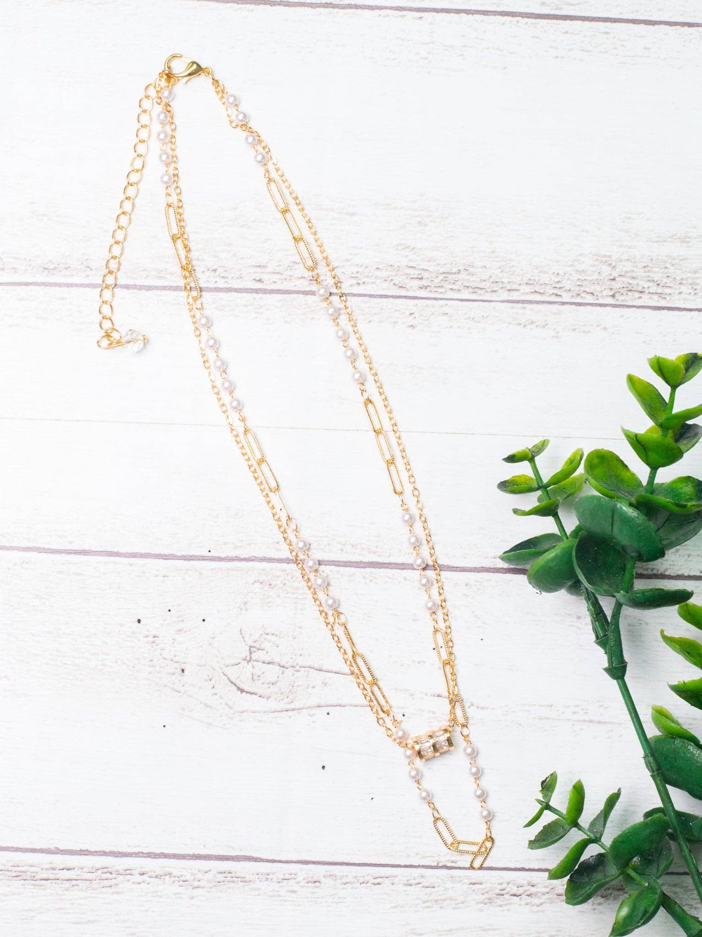 Dainty Layered Gold Necklace