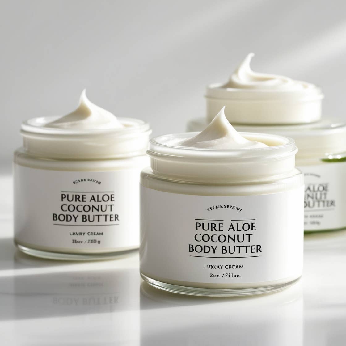 Pure Aloe Coconut Body Butter Cream - Nourish and moisturize