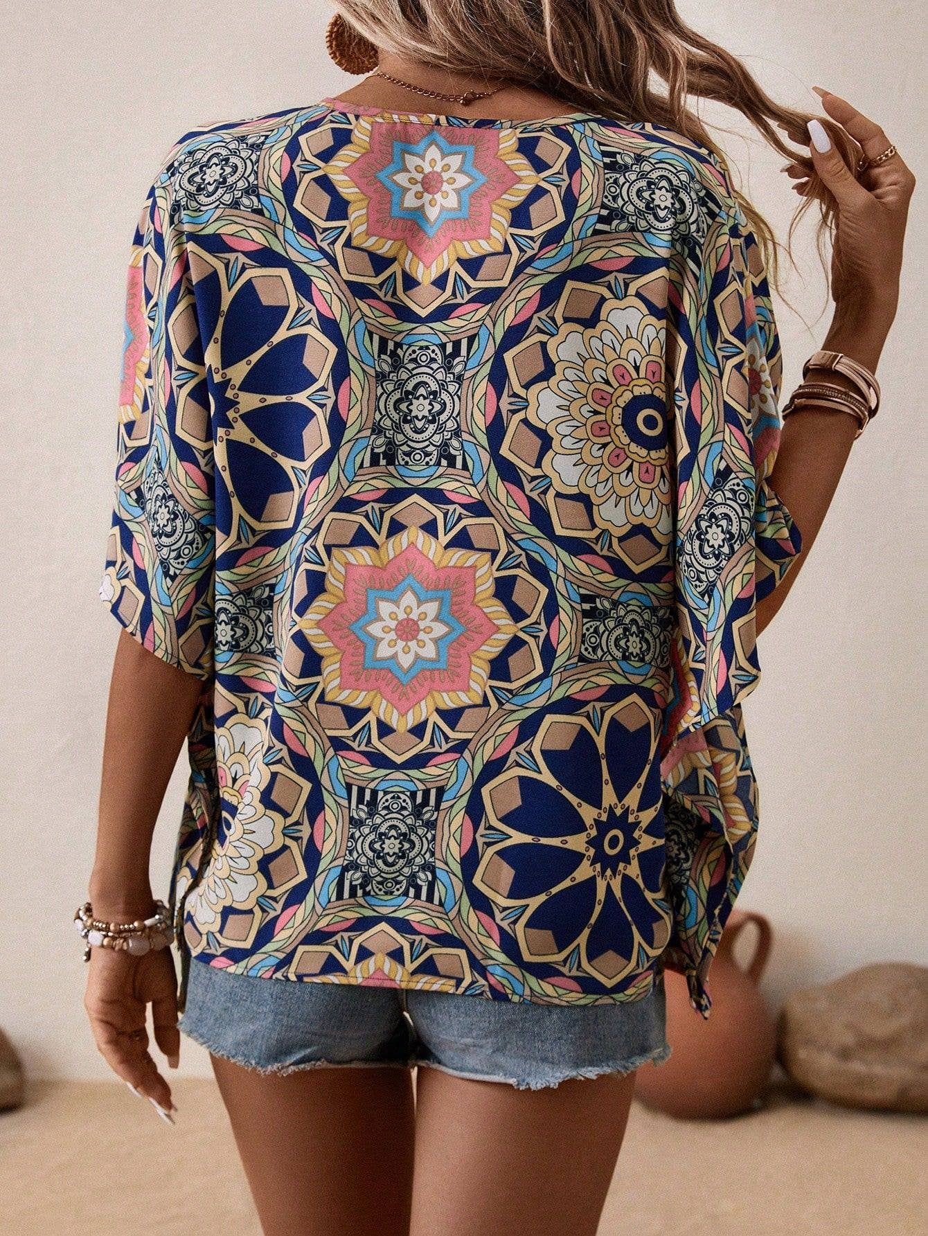 V-Neck Summer Chic Elegant Shirt