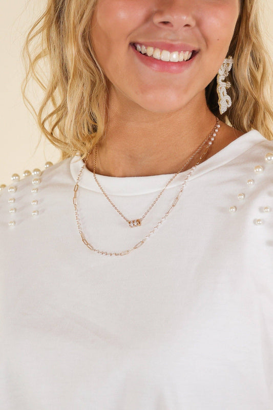 Dainty Layered Gold Necklace