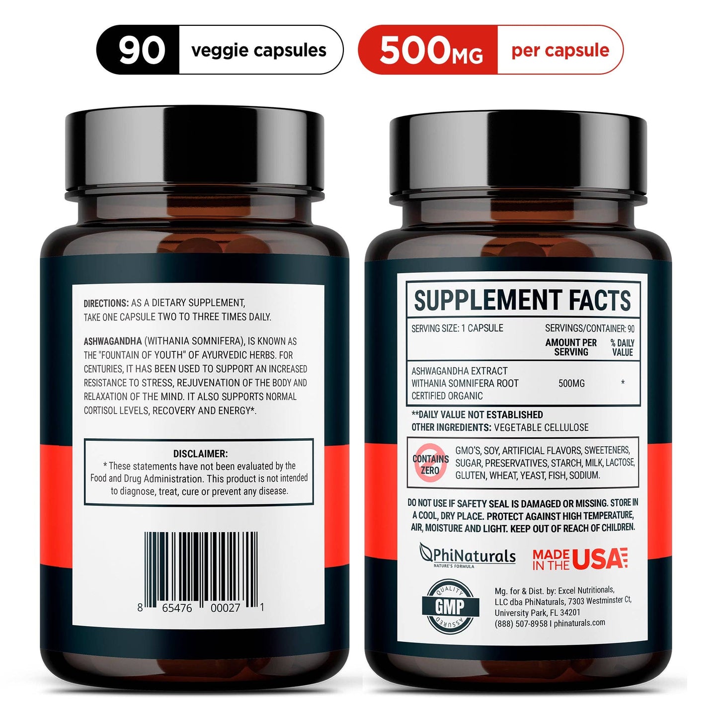 Ashwagandha Organic Herbal Supplement