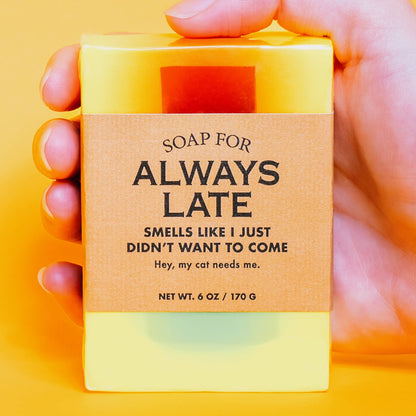 A Soap for Always Late | Funny Soap