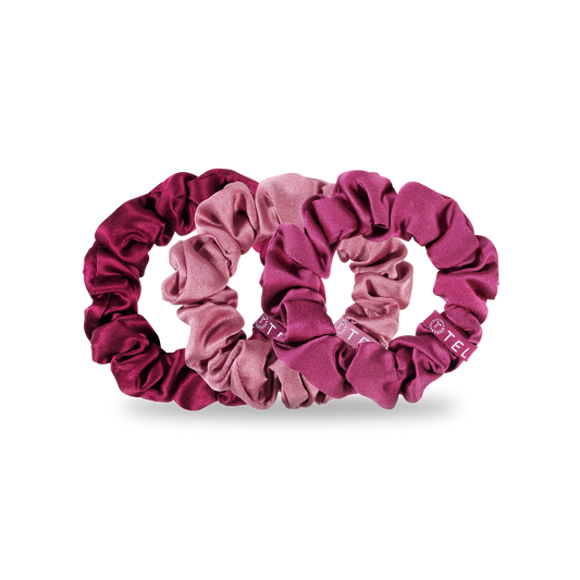 Silk Hair Scrunchie | Large | Burgundy Bliss