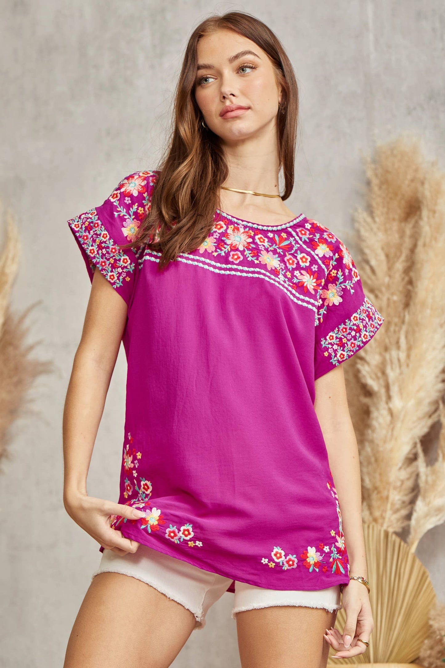 Savannah Jane Embroidered Top