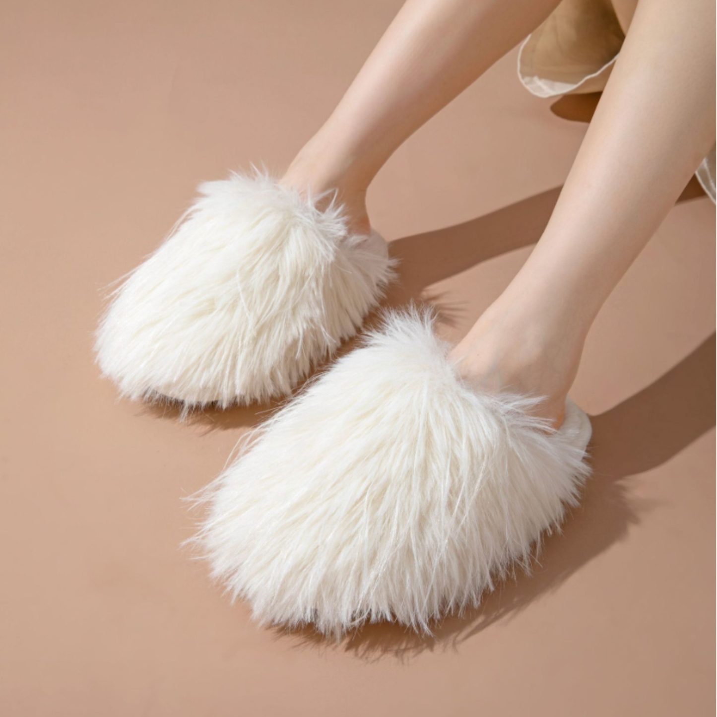 Fluffy Cozy Slippers - Perfect for Home and Bridal Parties
