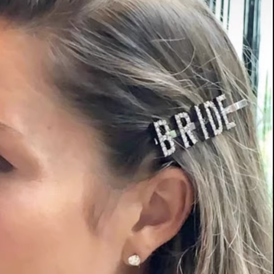 Rhinestone Bride Hair Clip Bridal Hair Pin for Bridal Shower