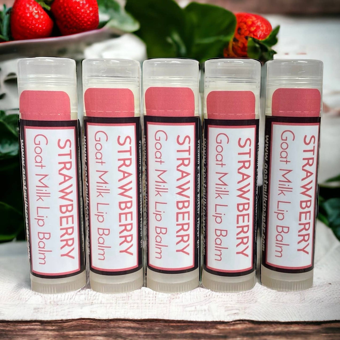 Strawberry Goat Milk Lip Balm