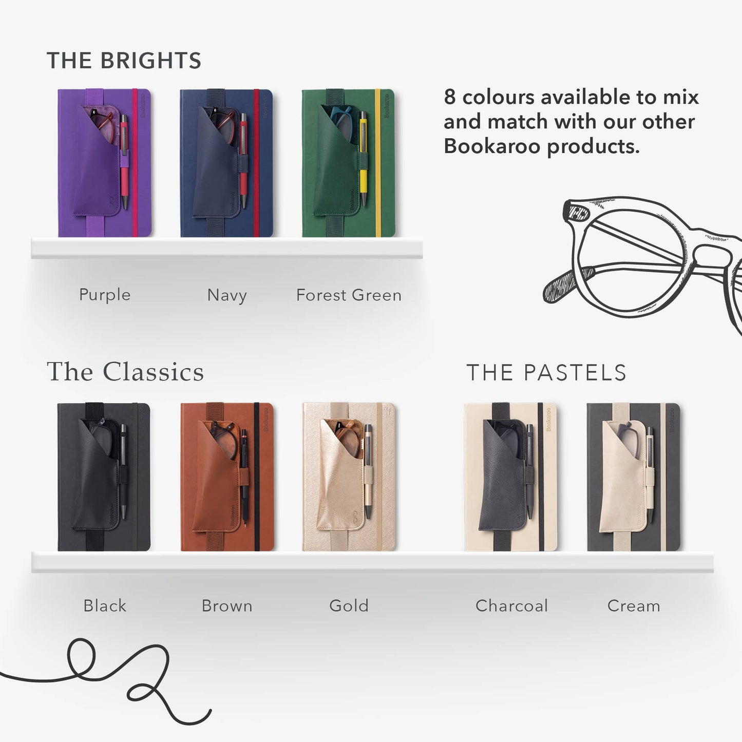 Bookaroo Glasses Case