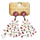 Rhinestone whimsical Christmas tree earring