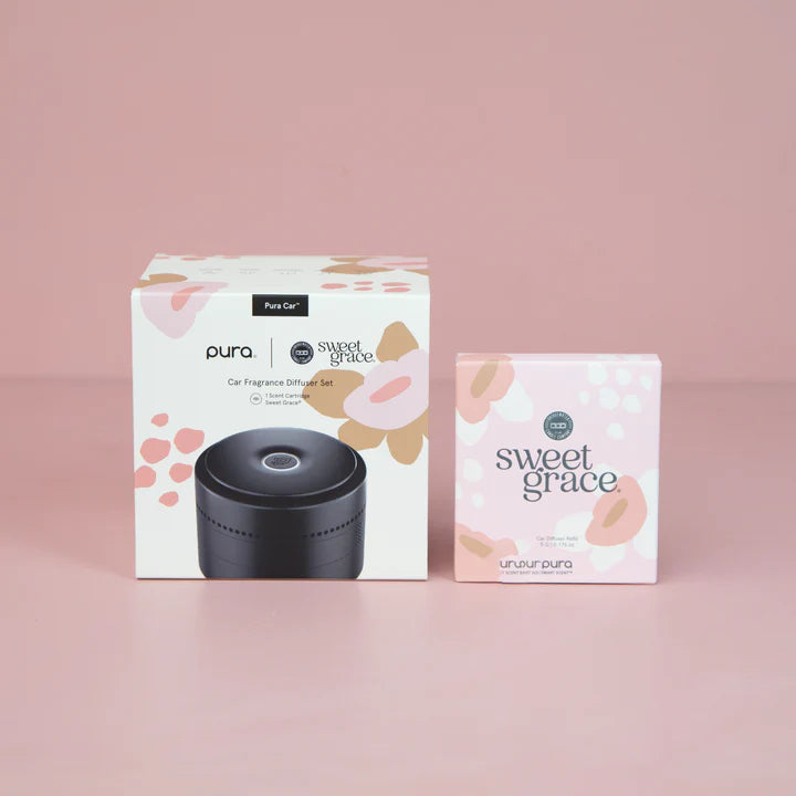 Bridgewater + PURA Sweet Grace Car Diffuser Set
