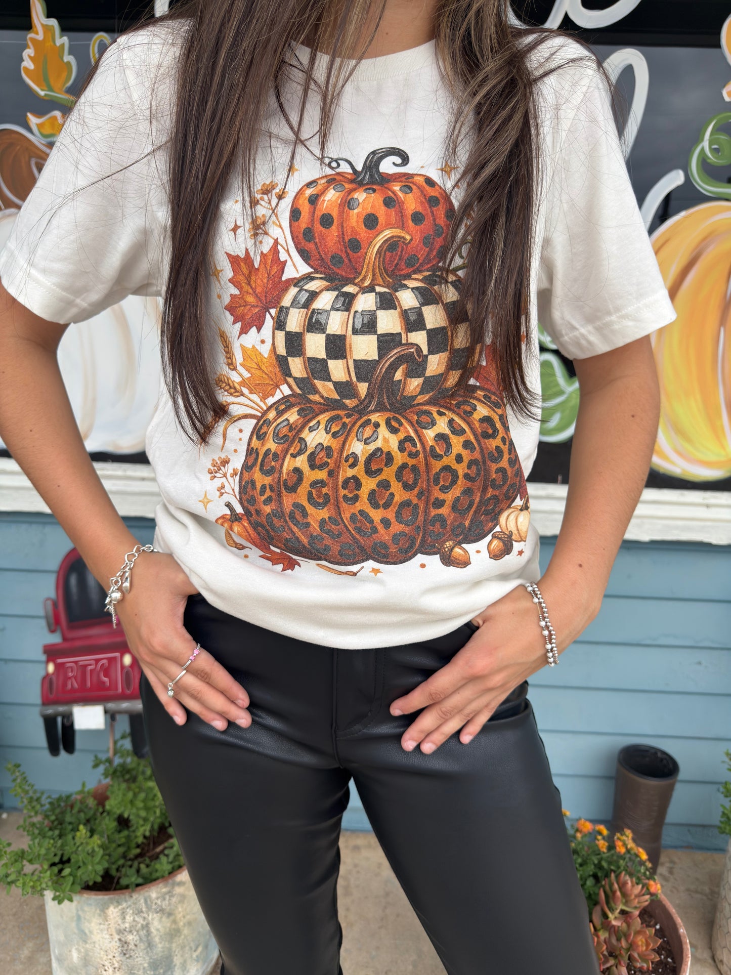Autumn Pumpkins Graphic Tshirt