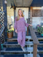 Purple Linen Top