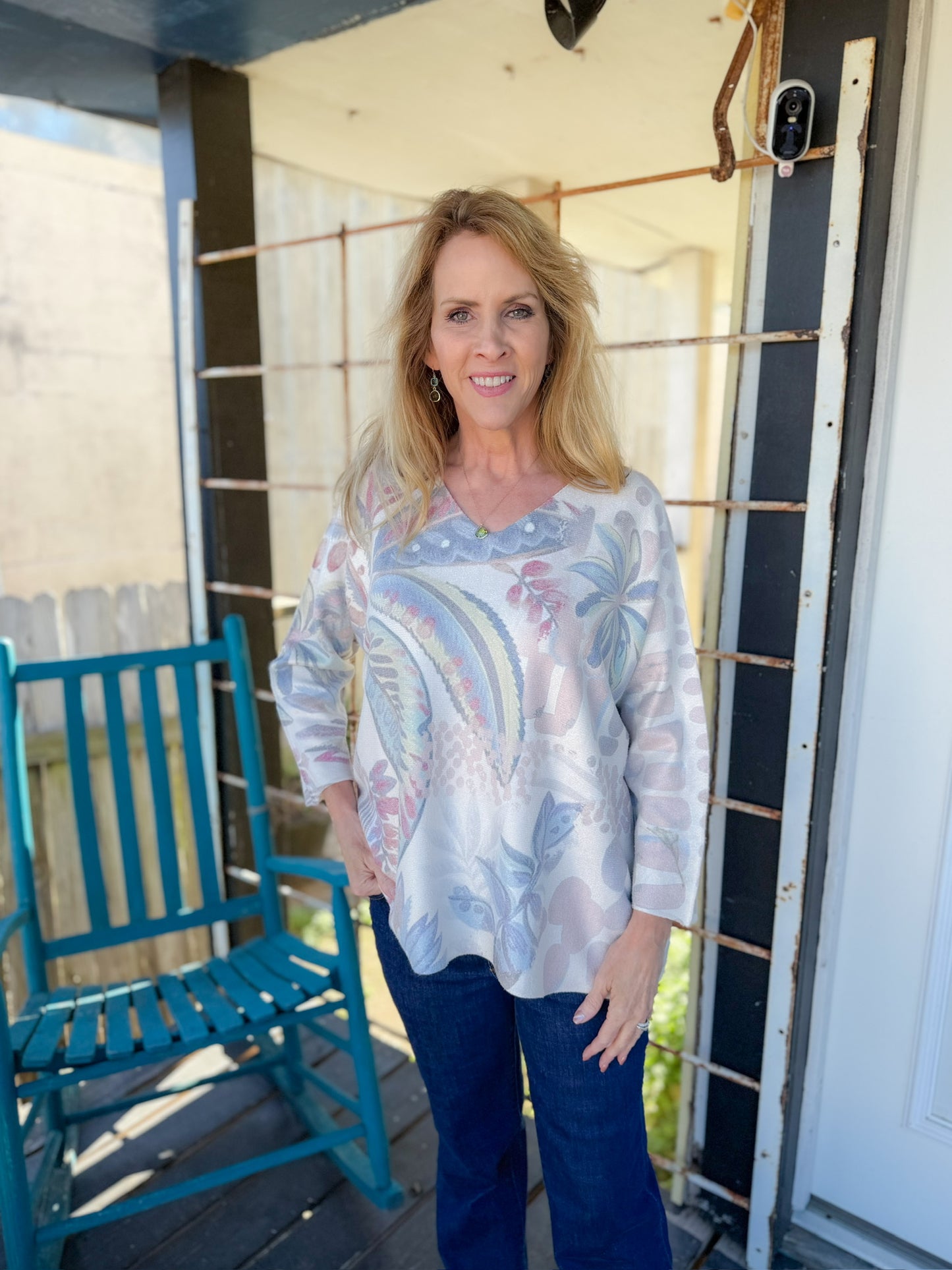 Whispering Palm Sweater