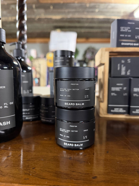Shea Butter Infused Beard Balm - Preston