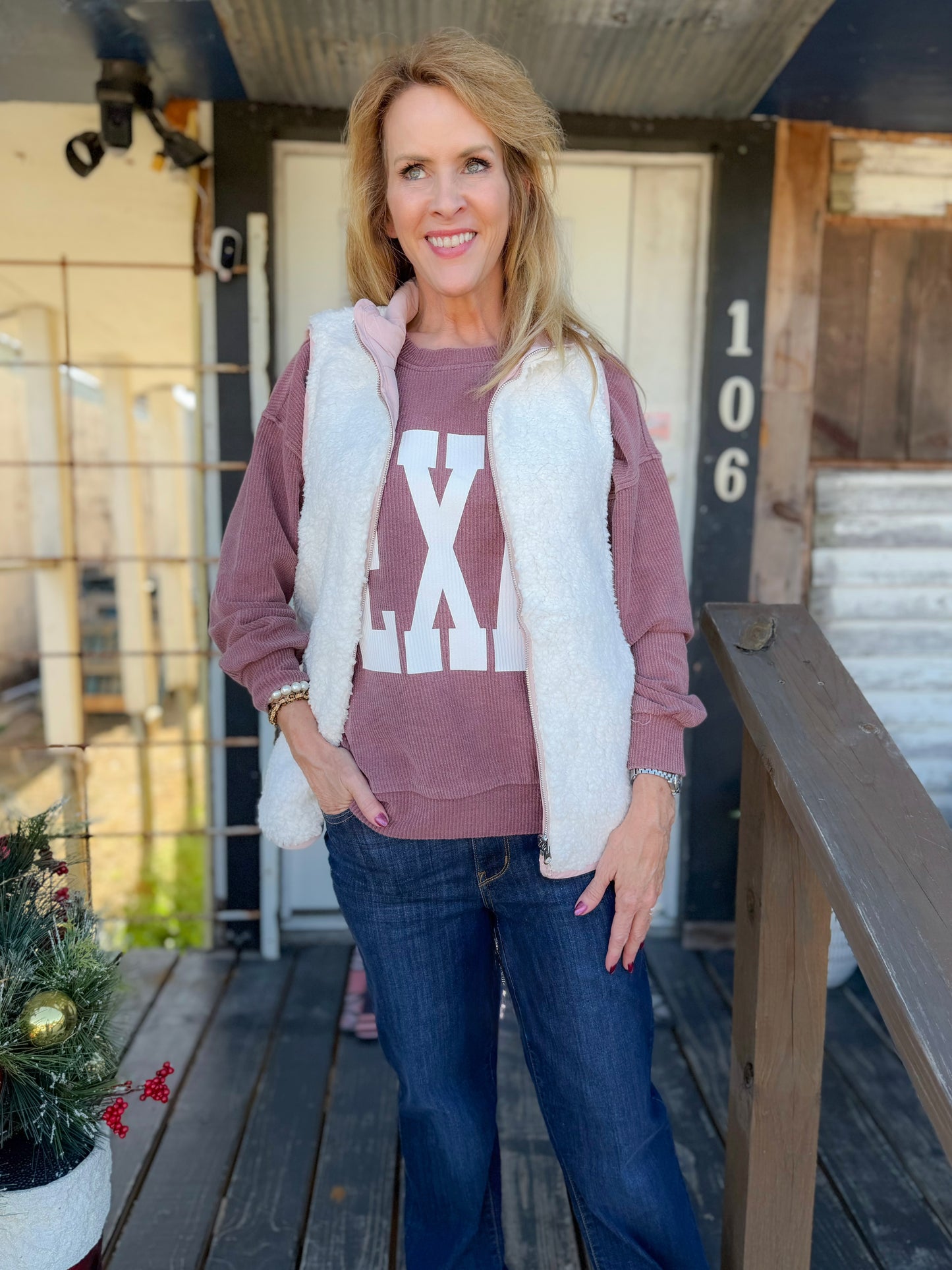 Pink Reversible Vest