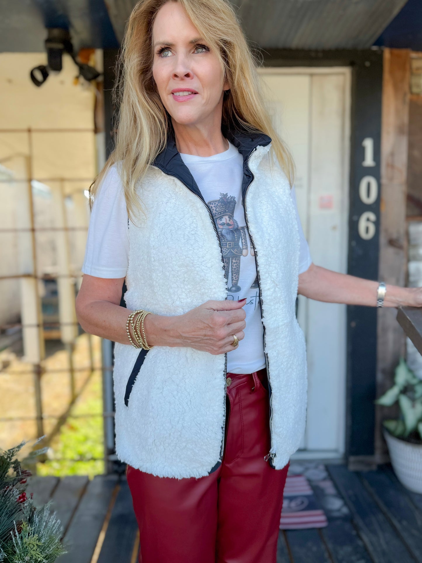 Black Reversible Vest