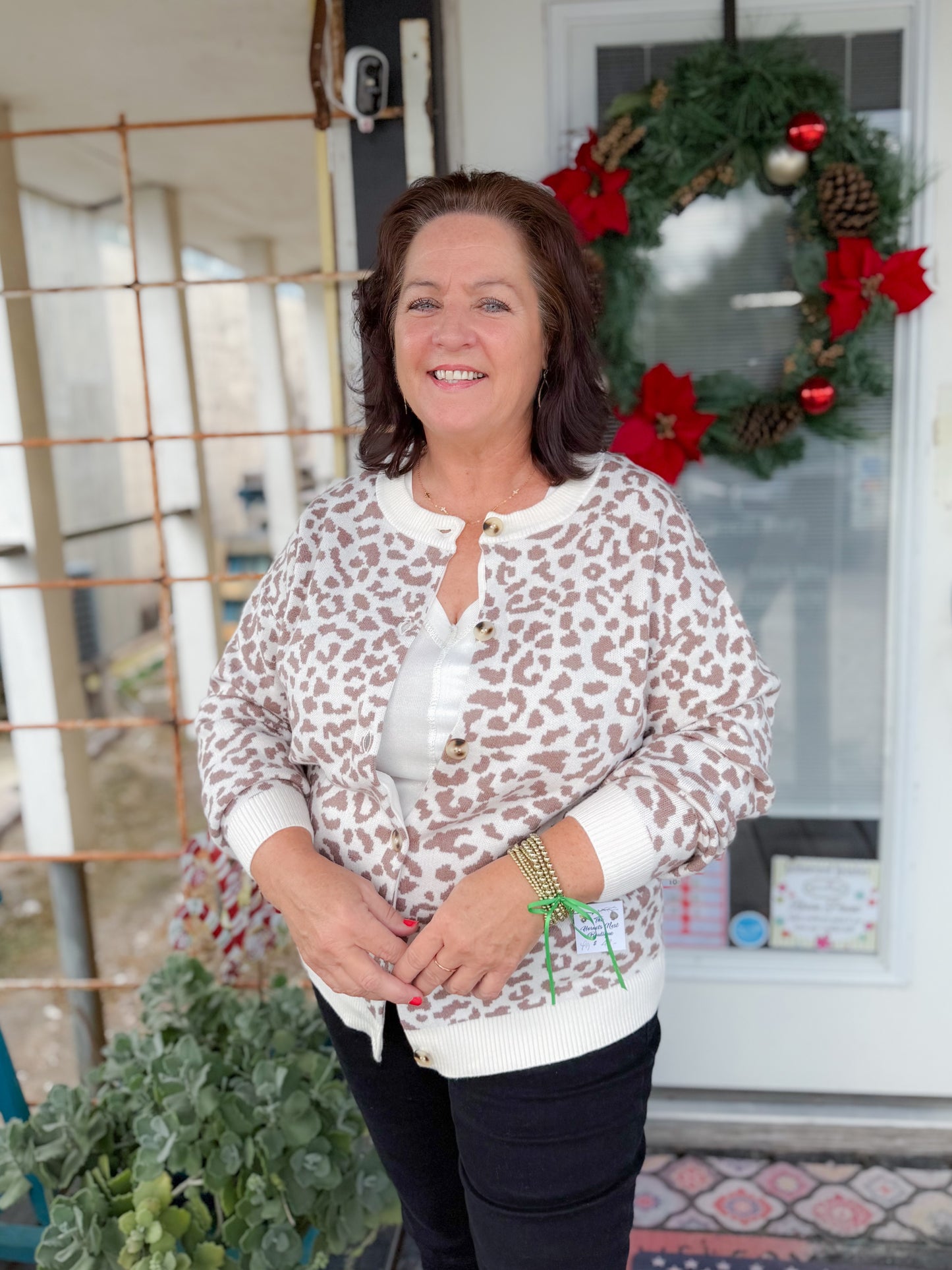 Snow Leopard Cardigan