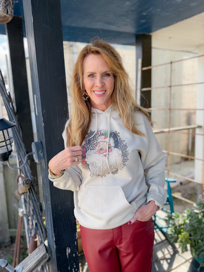 Believe Vintage Santa Hoodie