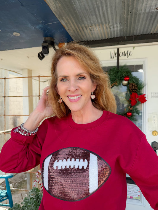 ATM Aggie Logo Drop Earrings