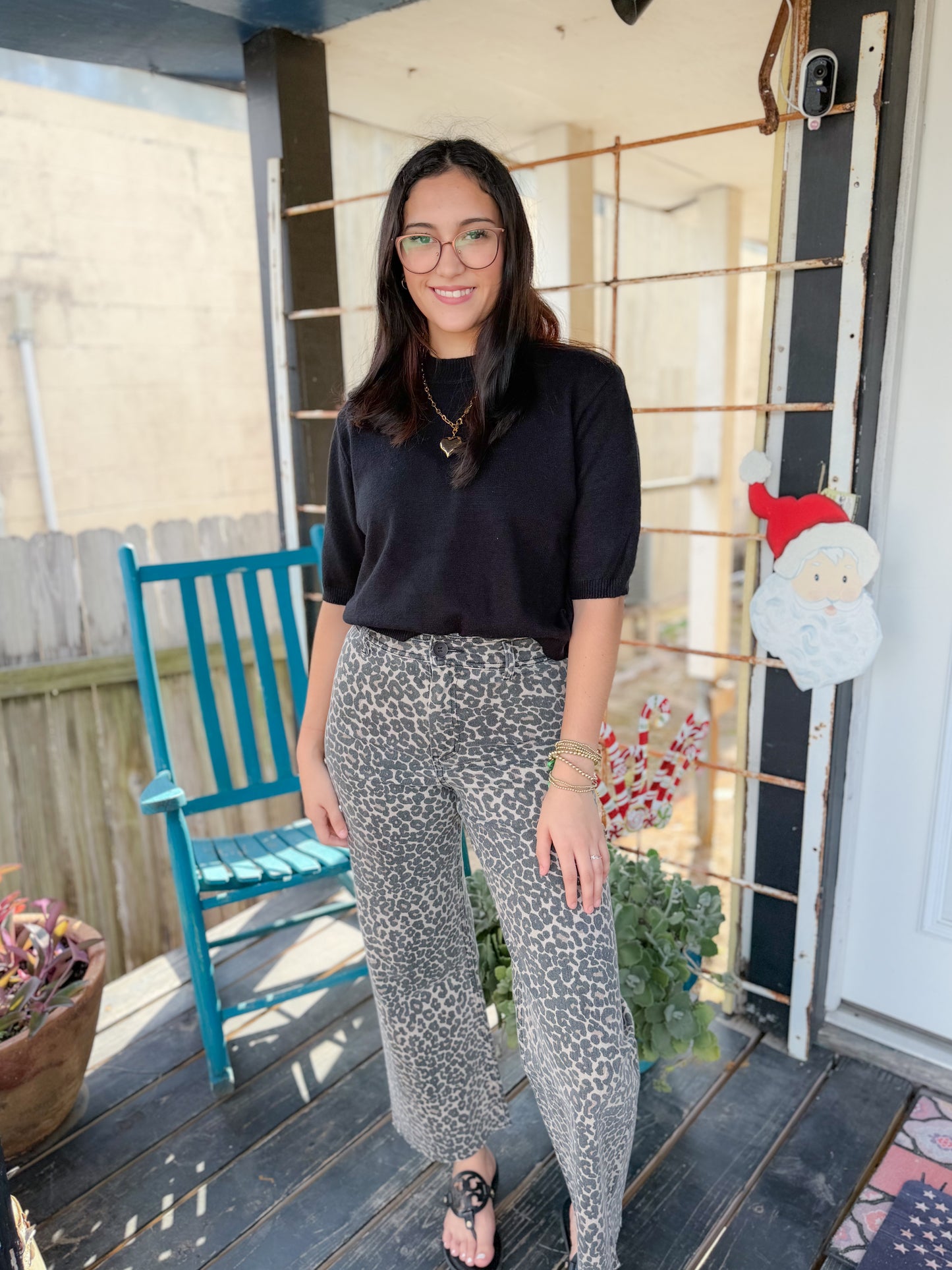 Waterproof Gold Statement Adjustable Heart Necklace