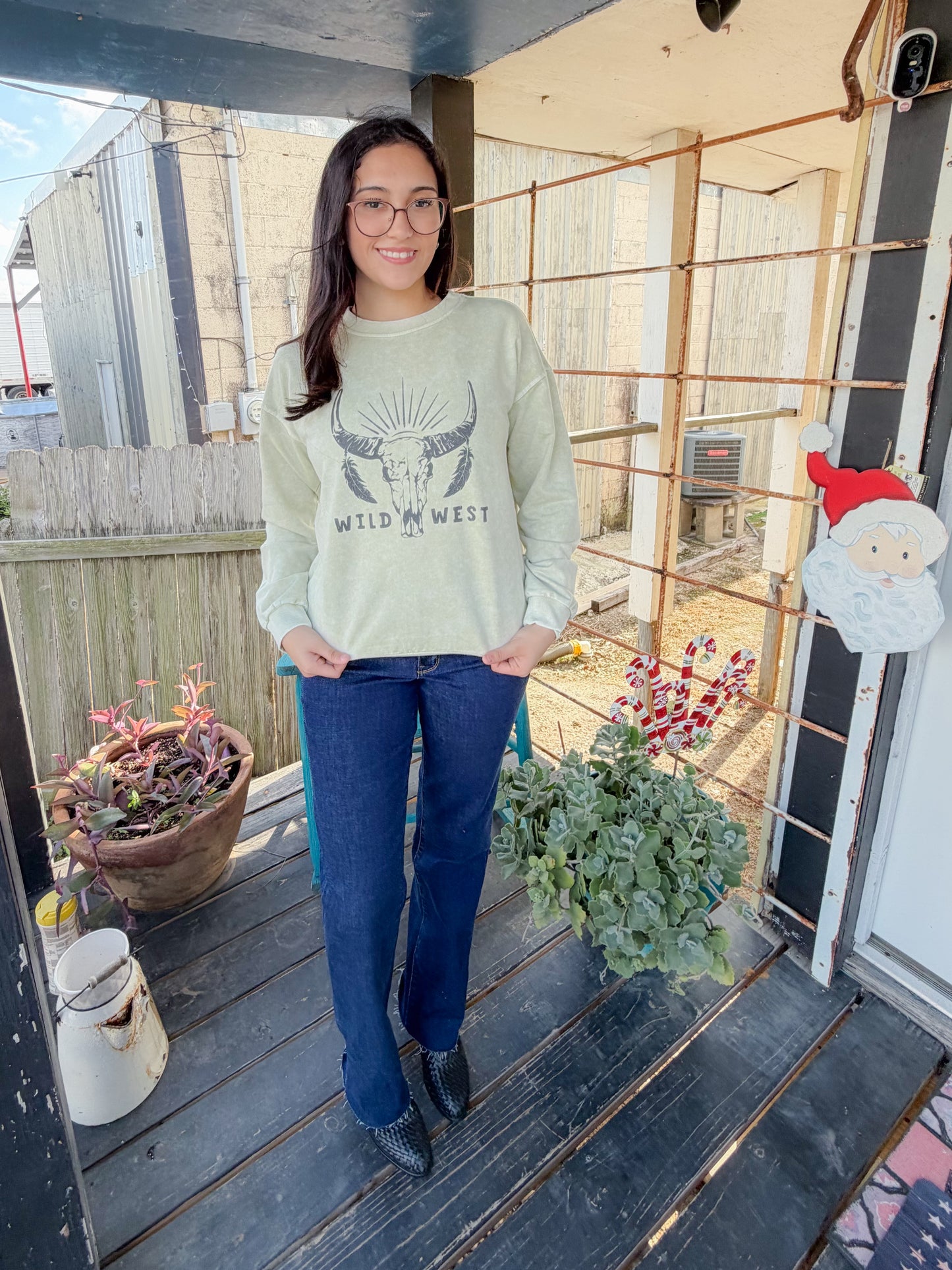 Wild West Sage Crewneck