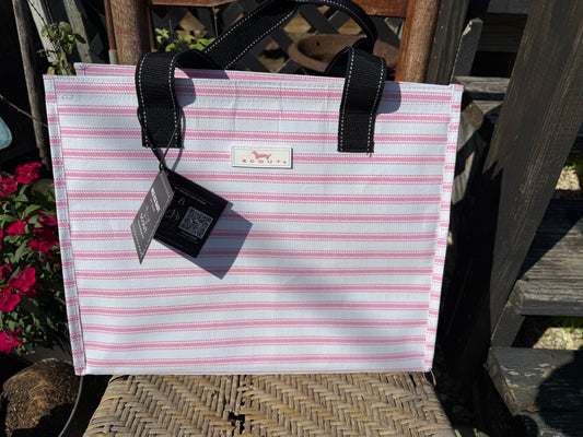 Scout Nice Ice Baby Soft Cooler - Pink & White Stripes