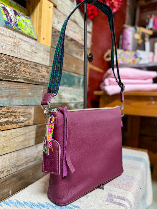 Consuela Plum Downtown Crossbody