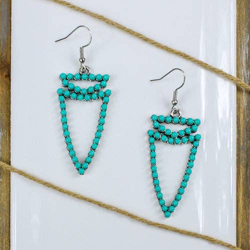 Turquoise Arrow Earrings