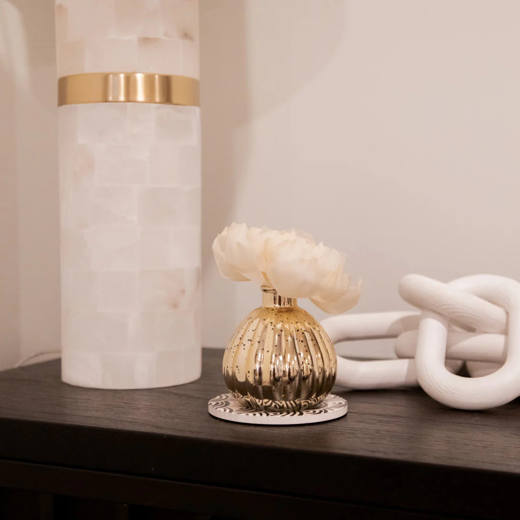 Sweet Grace Flower Diffuser - Gold Mercury