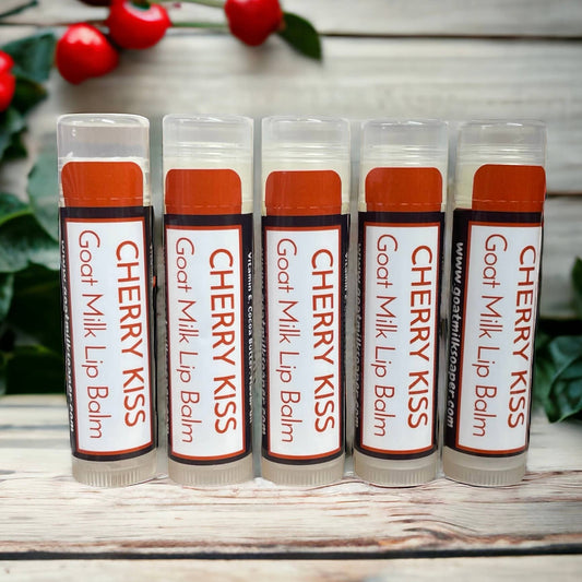 Cherry Kiss Goat Milk Lip Balm