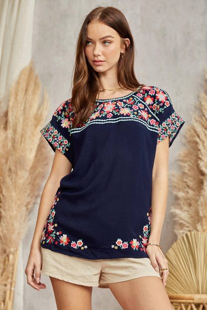 Savannah Jane Embroidered Top