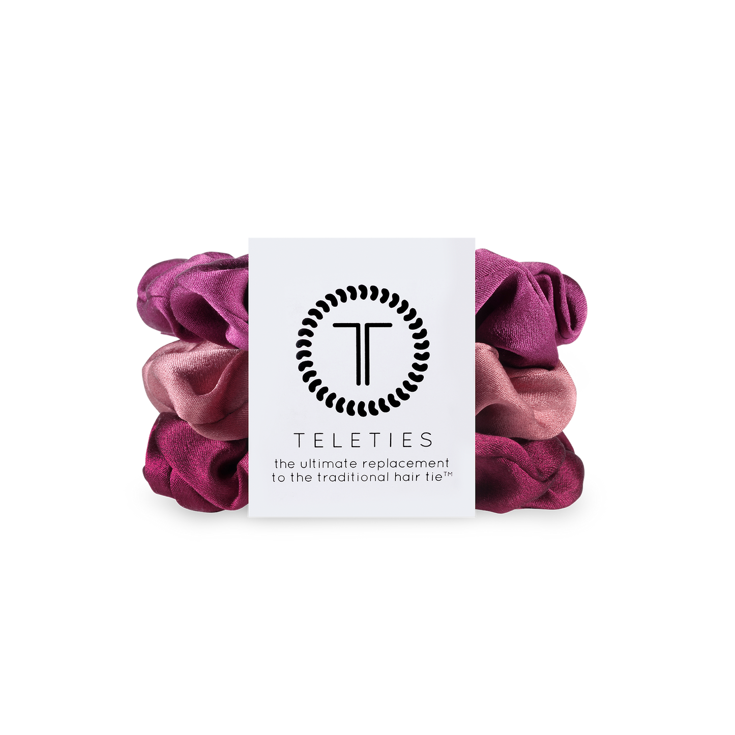 Silk Hair Scrunchie | Large | Burgundy Bliss