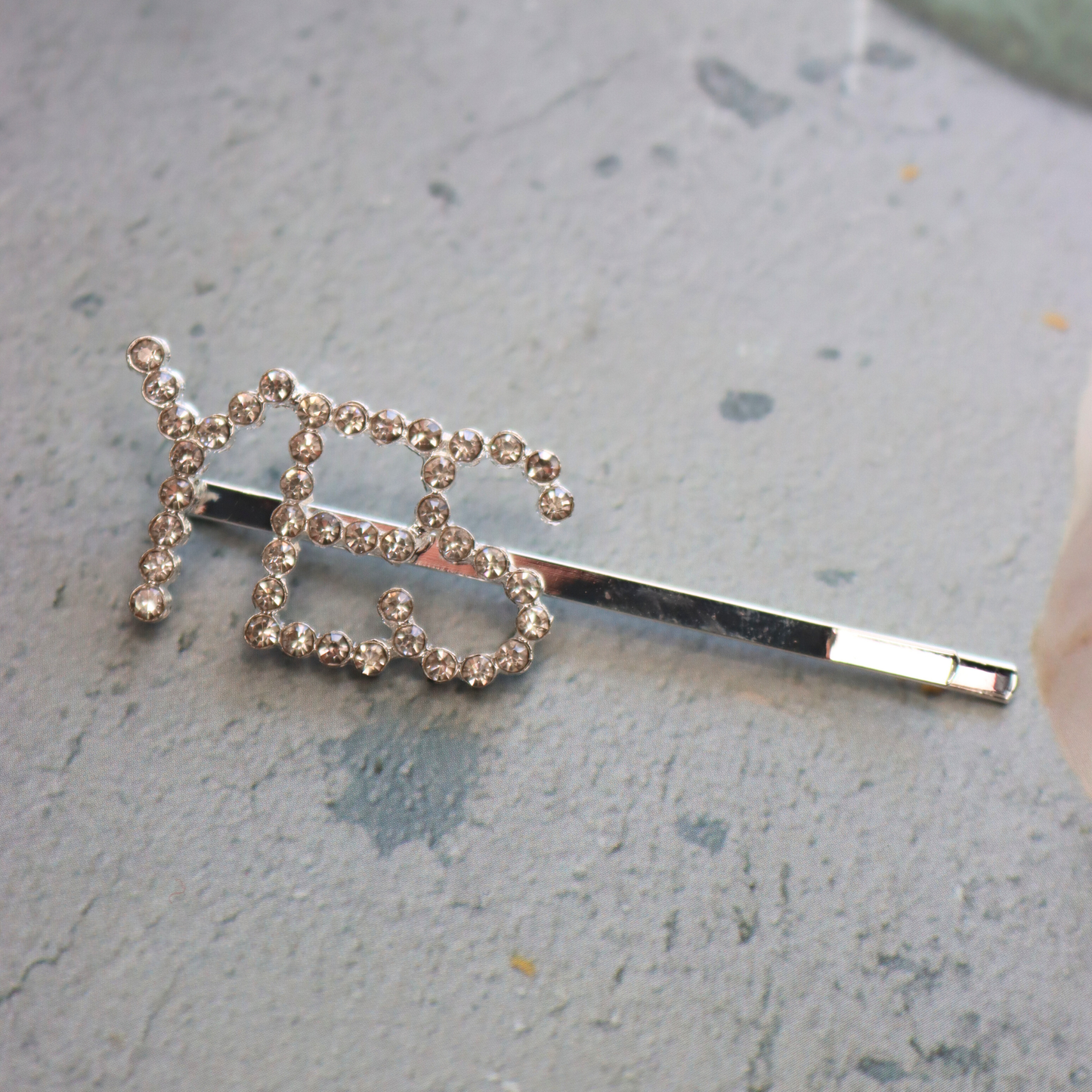 Rhinestone Bride Hair Clip Bridal Hair Pin for Bridal Shower