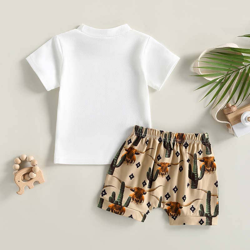 Boys' Fashion Short Sleeve Suit