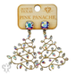 Rhinestone whimsical Christmas tree earring