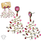 Rhinestone whimsical Christmas tree earring