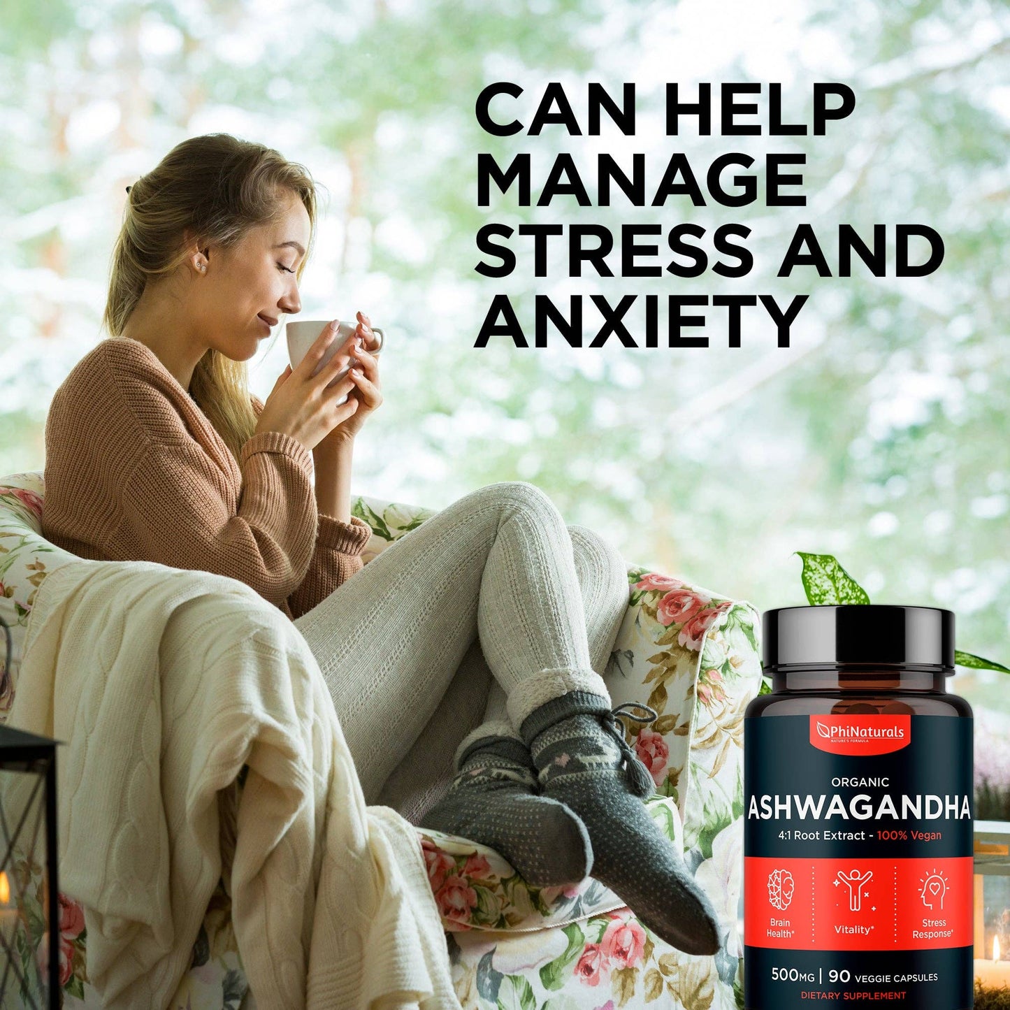 Ashwagandha Organic Herbal Supplement